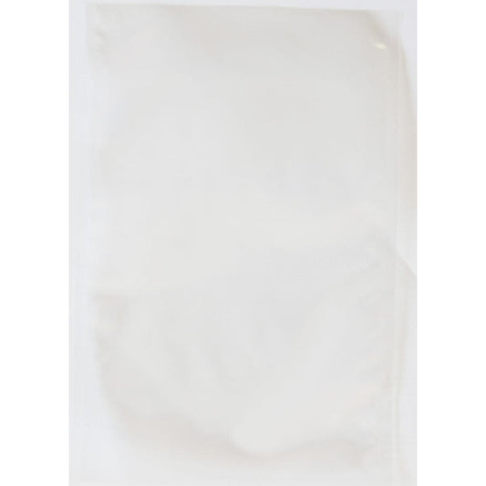 Ein transparenter Garbeutel der Duni GmbH liegt flach auf einer weißen Fläche und zeigt Falten im klaren PE-Material. Ideal für die hygienische Abfallentsorgung in jeder Umgebung.