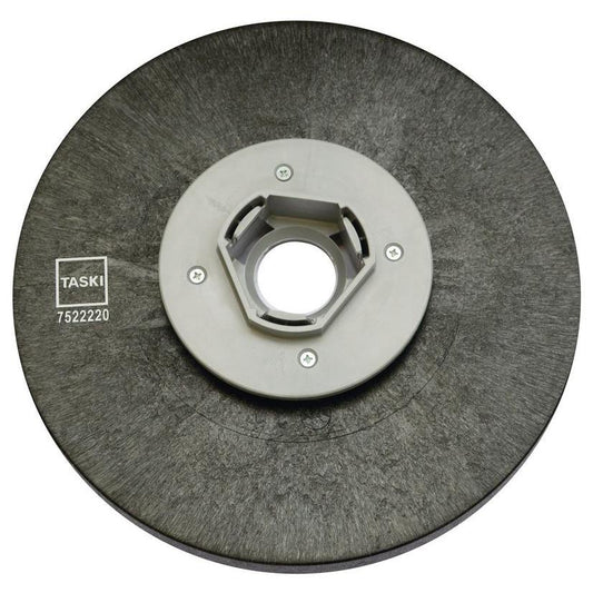 Der Diversey Führungssteller Harpoon Grip (38 cm), passend für swingo XP R, sichert Reinigungs- und Polierpads mit seiner speziellen Oberfläche und zentralem Kunststoffaufsatz. Packung: 1 Stück.