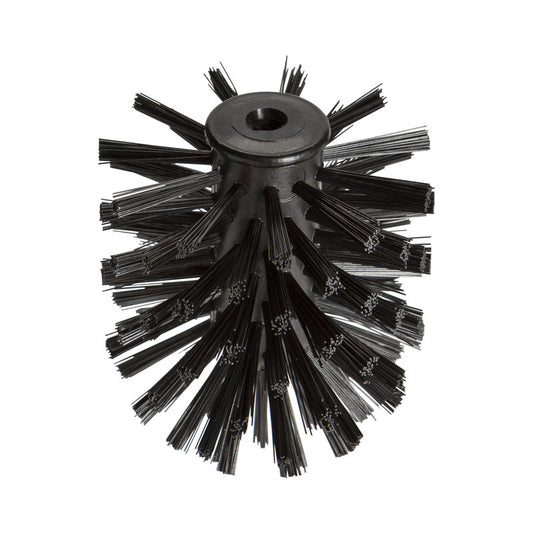 Der Haug Bürsten KG WC-ERSATZBÜRSTENKOPF, SCHWARZ PBT SCHWARZ ø 0,40, ø 78 MM ist ein zylindrischer schwarzer Ersatzbürstenkopf mit steifen Borsten zum effektiven Reinigen oder Schrubben.