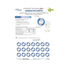 MaiMed MyClean plus feuille d’autocollants d’ouverture de 72 autocollants d’ouverture | Paquet (1 pièce)