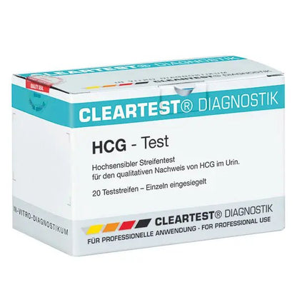 Pack de test de grossesse Cleartest HCG : 20 pièces, marchandises IMPORTÉES | Pack (20 tests)