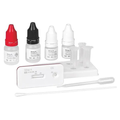 Pack de cassettes Cleartest Strep A-Test : 20 cassettes de test | Pack (20 tests)