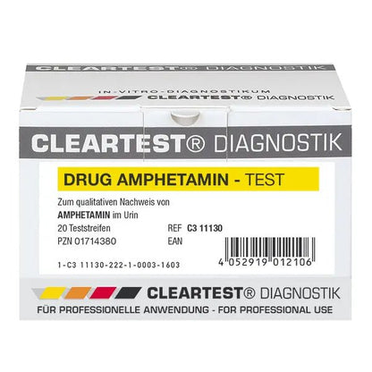 Cleartest Drug, Cocaïne, 300ng/ml Paquet : 20 pièces | Pack (20 tests)