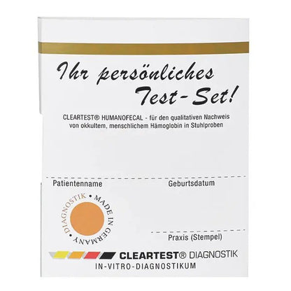 Cleartest Humanofecal, Pack : 10 tests | Pack (10 tests)