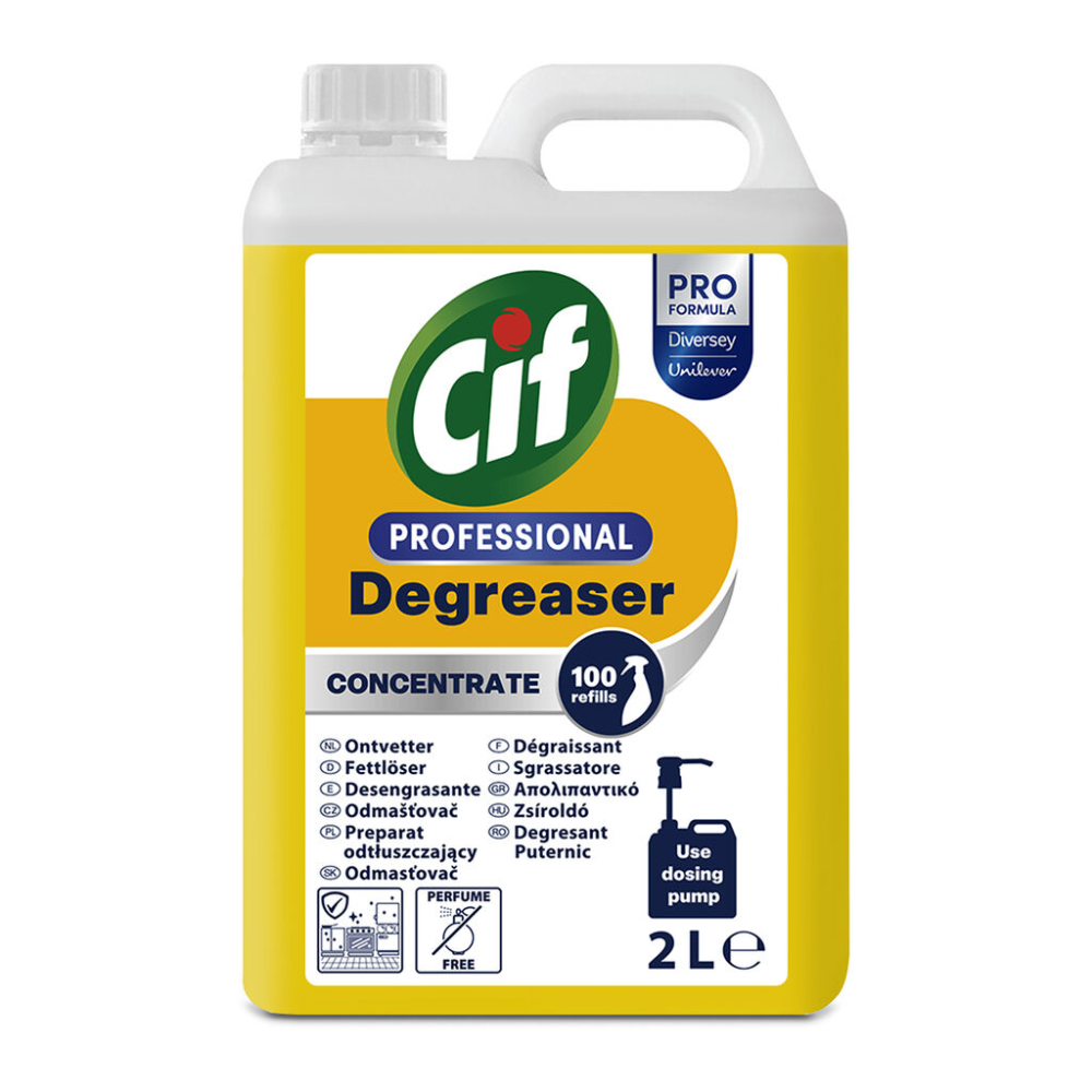 Dégraissant concentré professionnel Cif | Bidon (2 l)