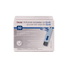 Bandelettes de test pour Beurer GL 40 mg/dl, lot de 50