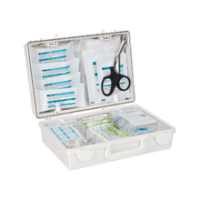 Trousse de premiers secours SN-CD, conforme à la norme, blanche