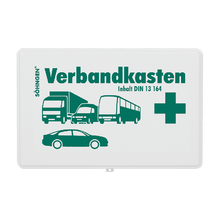 Trousse de secours pour voiture, vide, en plastique blanc
