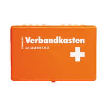 Trousse de premiers secours KIEL, vide, en plastique, orange
