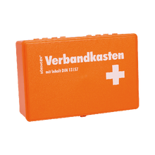 Trousse de premiers secours KIEL, vide, en plastique, orange
