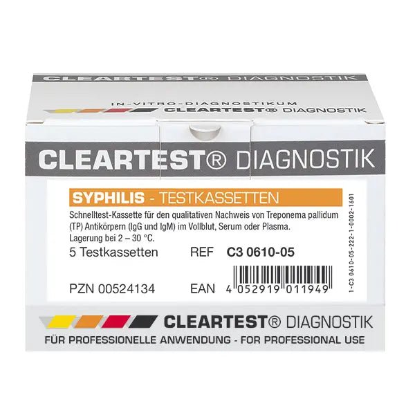 Test clair pour la syphilis