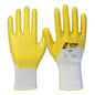 Gants nitrile NITRAS, blanc / jaune