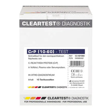 Cleartest CrP HS (10/60) High Sensitive Cut Off : 10mg/l Référence : 60mg/l Pack : 10 tests | Pack (10 tests)