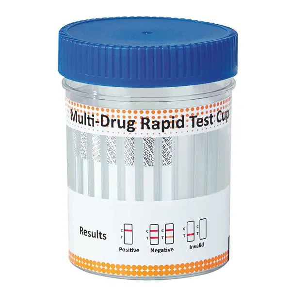 Tasse de test de drogues urinaires Cleartest Multi Drug Discreet ECO, 8 fois *** Test unique *** | Pièce (1 essai)