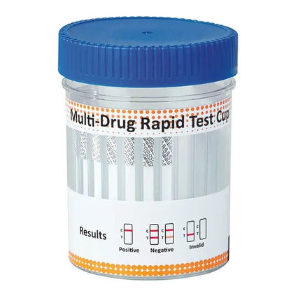Tasse de test de drogues urinaires Cleartest Multi Drug Discreet ECO, 8 fois *** Test unique *** | Pièce (1 essai)