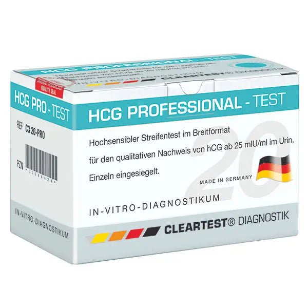 Test de grossesse Cleartest HCG-Professional, pack : 20 tests | Pack (20 tests)