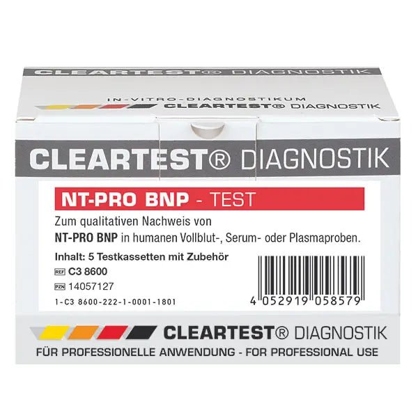 Pack Cleartest NT-Pro BNP* : 5 tests | Pack (5 essais)