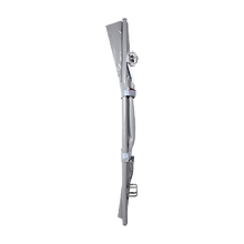 Brancard N  1 x pliable, en tissu synthétique, avec 2 pieds coulissants et 2 pieds à roulettes