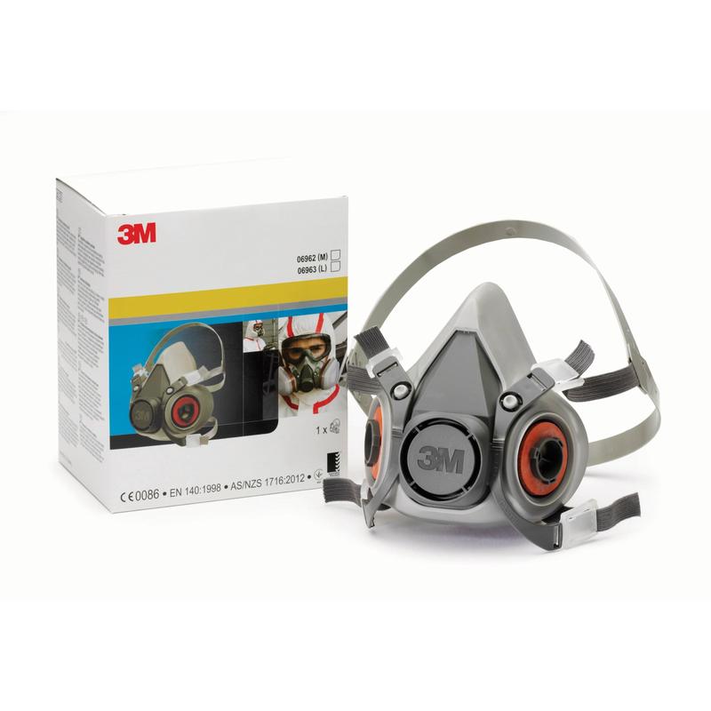 Demi-masque réutilisable à faible entretien 3MMC, moyen 06962 | Paquet (1 pièce)