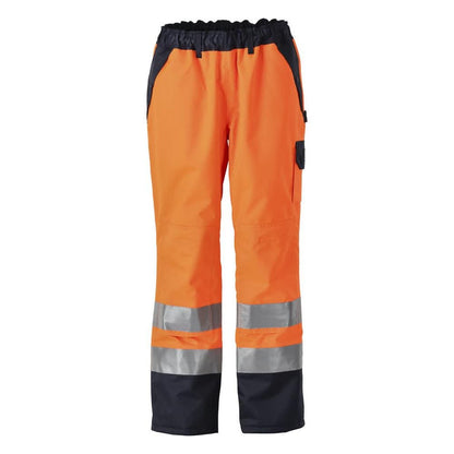 Surpantalon MASCOT® Linz, orange haute visibilité/marine