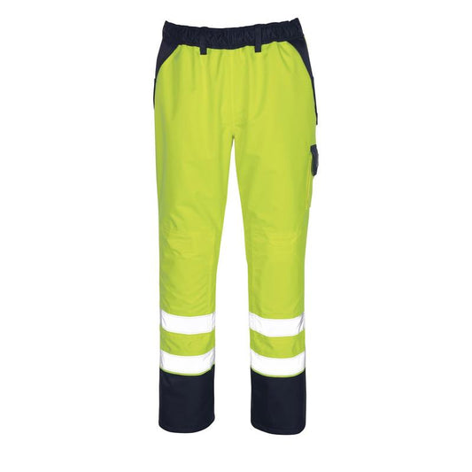 Surpantalon MASCOT® Linz, jaune haute visibilité/marine
