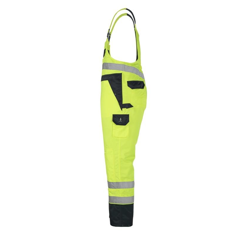 MASCOT® Wels salopette, jaune haute visibilité/marine