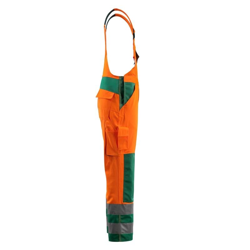 MASCOT® Barras salopette, haute visibilité orange/vert