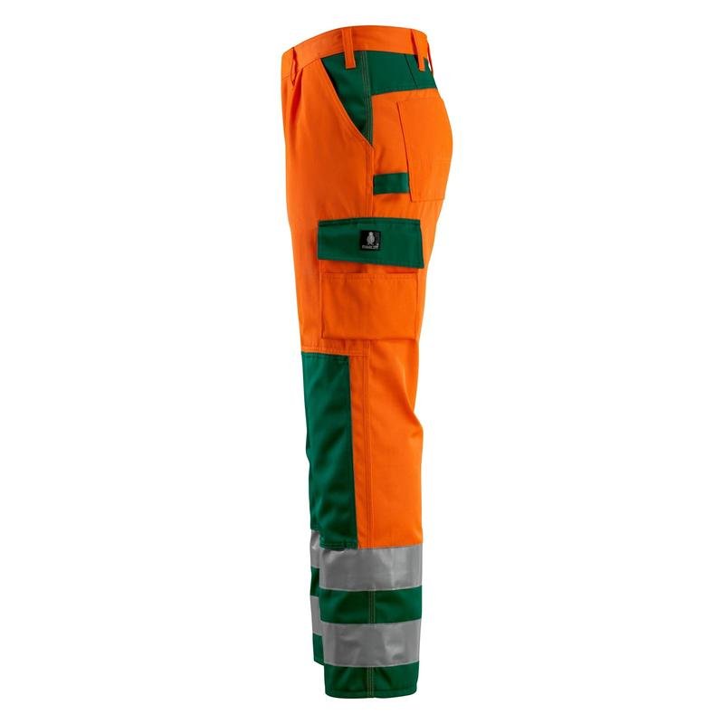 Pantalon MASCOT® Olinda, haute visibilité orange/vert