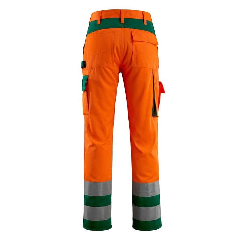 Pantalon MASCOT® Olinda, haute visibilité orange/vert