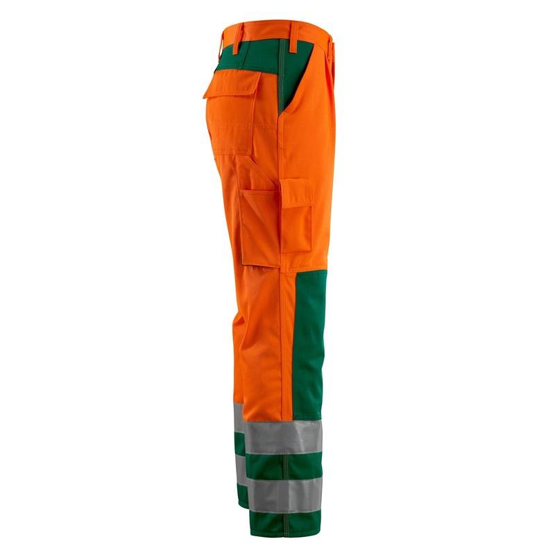 Pantalon MASCOT® Olinda, haute visibilité orange/vert