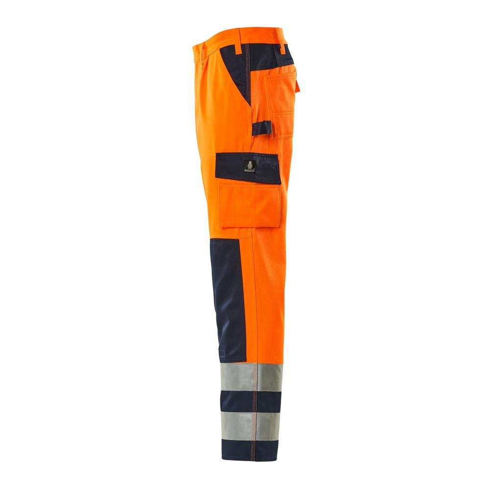 Pantalon MASCOT® Olinda, haute visibilité orange/marine