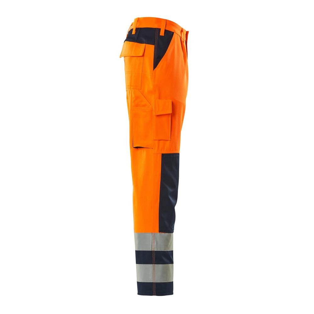 Pantalon MASCOT® Olinda, haute visibilité orange/marine