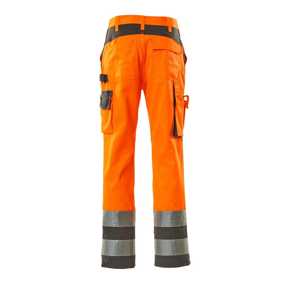 Pantalon MASCOT® Olinda, orange haute visibilité/anthracite