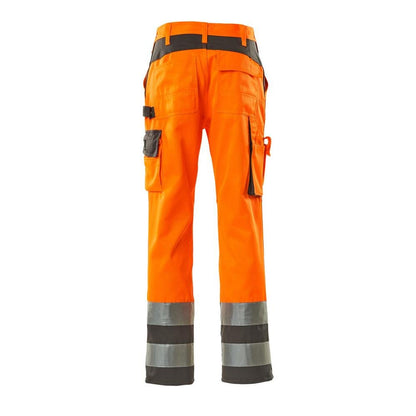 Pantalon MASCOT® Olinda, orange haute visibilité/anthracite
