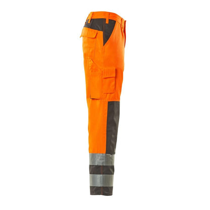 Pantalon MASCOT® Olinda, orange haute visibilité/anthracite