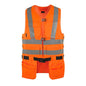 Gilet porte-outils MASCOT® Yorkton, orange haute visibilité