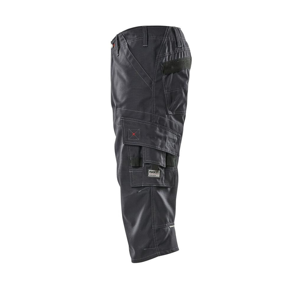 MASCOT® Limnos pantalon trois-quarts, noir-bleu