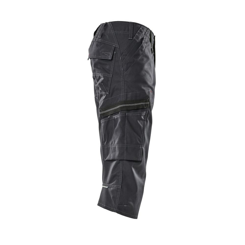 MASCOT® Limnos pantalon trois-quarts, noir-bleu