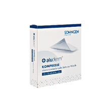 Compresse aluderm® : conditionnement de 25 pièces, 10 x 10 cm
