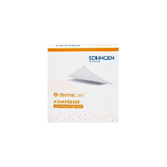 Compresse DermaCare®, conditionnement de 25 pièces, 10 x 10 cm