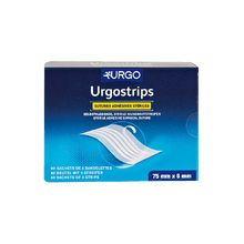 Pansements adhésifs pour suture 75 x 6 mm, 50 sachets de 3 pièces chacun