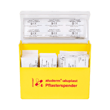 Distributeur de pansements jaune aluderm®-aluplast, rempli
