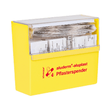 Distributeur de pansements jaune aluderm®-aluplast, rempli