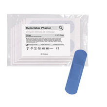 Recharge de bandelettes détectables 2,0 x 7,2 cm, lot de 40 pièces