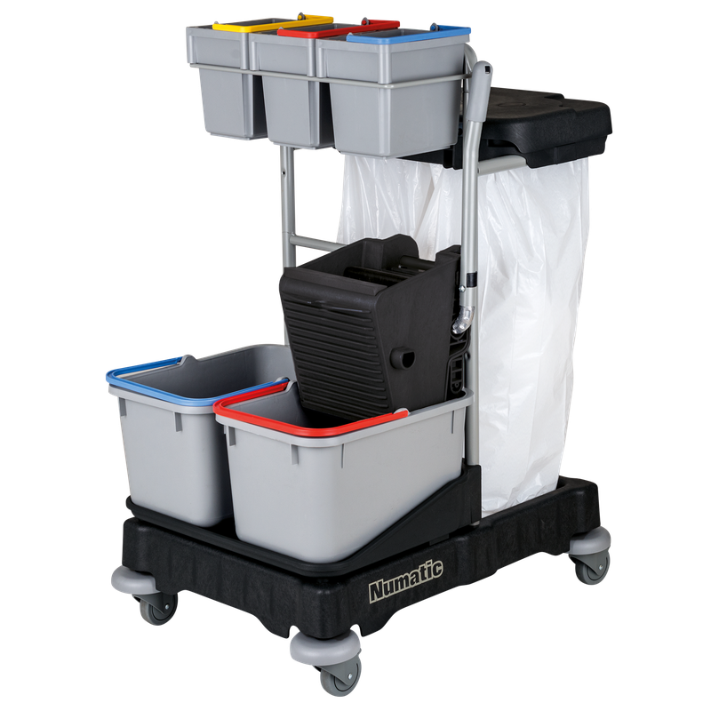 Chariot de ménage Numatic ProCar 4G Noir | Paquet (1 pièce)