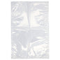 Un sachet à joint transparent PAPSTAR (60x40 cm, PA/PE, 90 my) de la société PAPSTAR est présenté à plat. La surface lisse et brillante présente des plis et des reflets visibles. L'emballage contient 50 pièces.