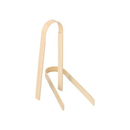 PAPSTAR Pinces à amuse-bouches en bambou, 10 cm, idéales pour les en-cas – Lot de 10 pièces : parfaites pour saisir sans difficulté des toasts ou pour servir des amuse-bouches lors de votre prochaine fête.