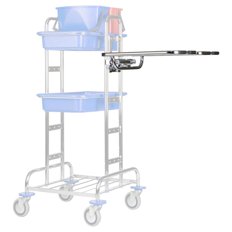 Cadre de maintien VERMOP 2X70 L, pliable, chromé, 58 x 47 x 19 cm