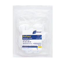 Tampons de gaze BeeSana®, RöKo, stériles, 25 x 26 cm, forme ronde, 10 pièces | Paquet (300 pièces)