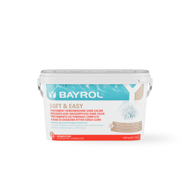BAYROL Soft & Easy, alternative sans chlore pour l'entretien de l'eau